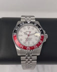 Seiko Polar White Coke GMT | Stainless Steel Sport Watch | Sapphire Crystal on Jubilee Bracelet | Seiko Mod | Watch Mod | Custom Watch