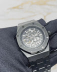 Seikoak Skeleton Watch | Blacked Out See Through Open Heart | Skeleton Watch Movement | Black Wristwatch | Mens Watch | Watch Mod | NH70