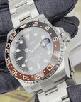 Custom Rootbeer Steel GMT Watch | Stainless Steel Sport Watch | Custom Sub | 20mm Oyster Bracelet | Perpetual Date |  Submariner | 41mm