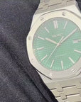 Seiko Oak Luxury Green - Seiko Mod | Watch Mod | Men's Watch | Wristwatch | Men's Watch | Large Watch | Seikoak | Custom Watch | Dress Watch
