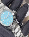 Seiko Explorer 39mm - Rare Tiffany Sky Blue - Stainless Steel - Automatic Watch - Custom Build - Ready to Ship!
