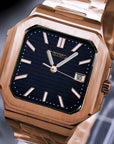 Black Dial with Rose gold band
