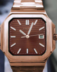 Brown Dial with Rose Gold Dial