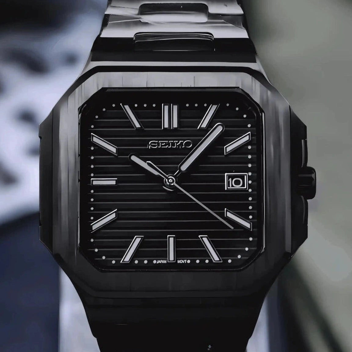 Black Dial With Black Band