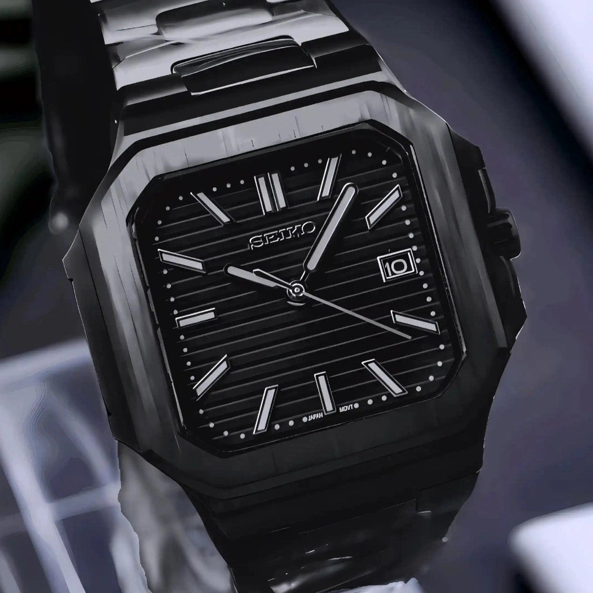 Black Dial With Black Band