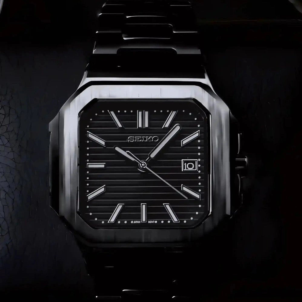 Black Dial With Black Band