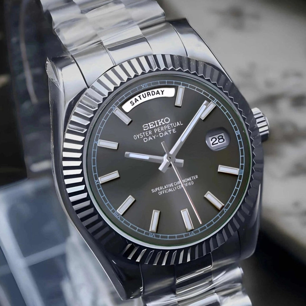 Day date Grey Dial with Gray Band