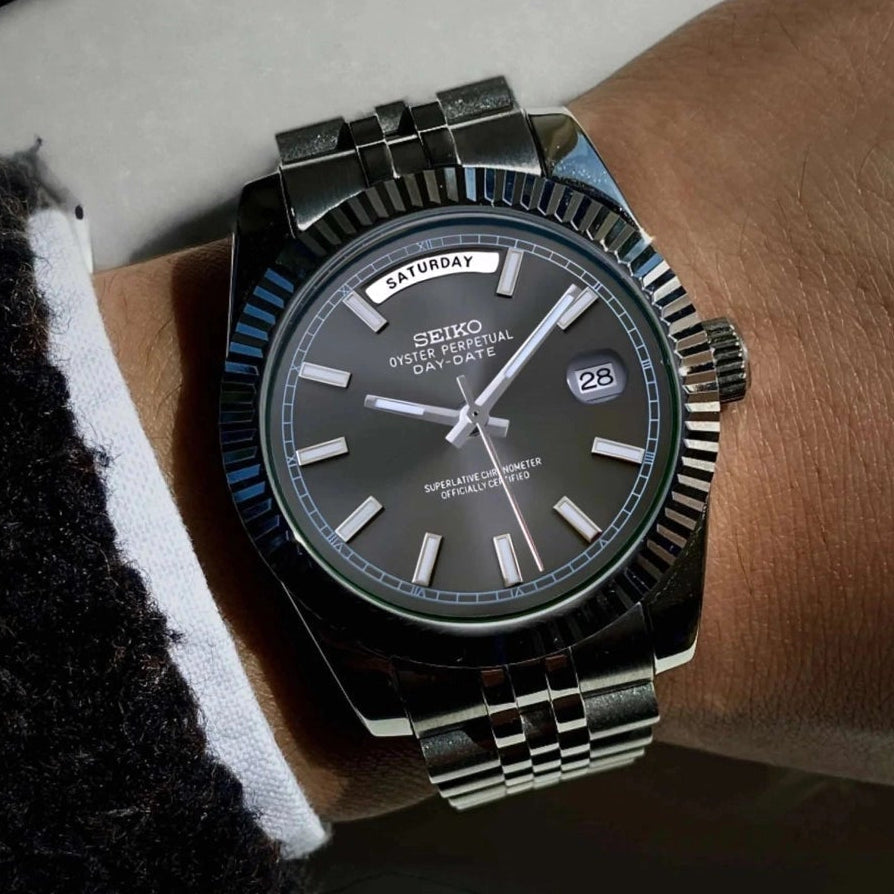 Day date Grey Dial with Gray Band