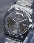 Day date Grey Roman Dial with Gray Band