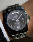 Day date Grey Roman Dial with Gray Band