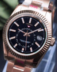 Black Rose Gold Dial with Band