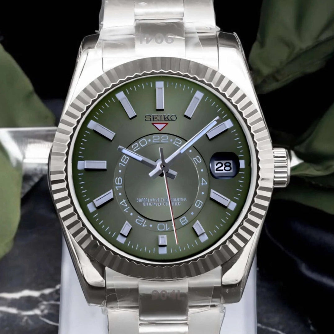 Olive Green Dial with Band
