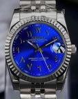Sunburst Blue Dial with Band