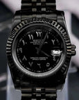 Triple Black Dial with Black Band
