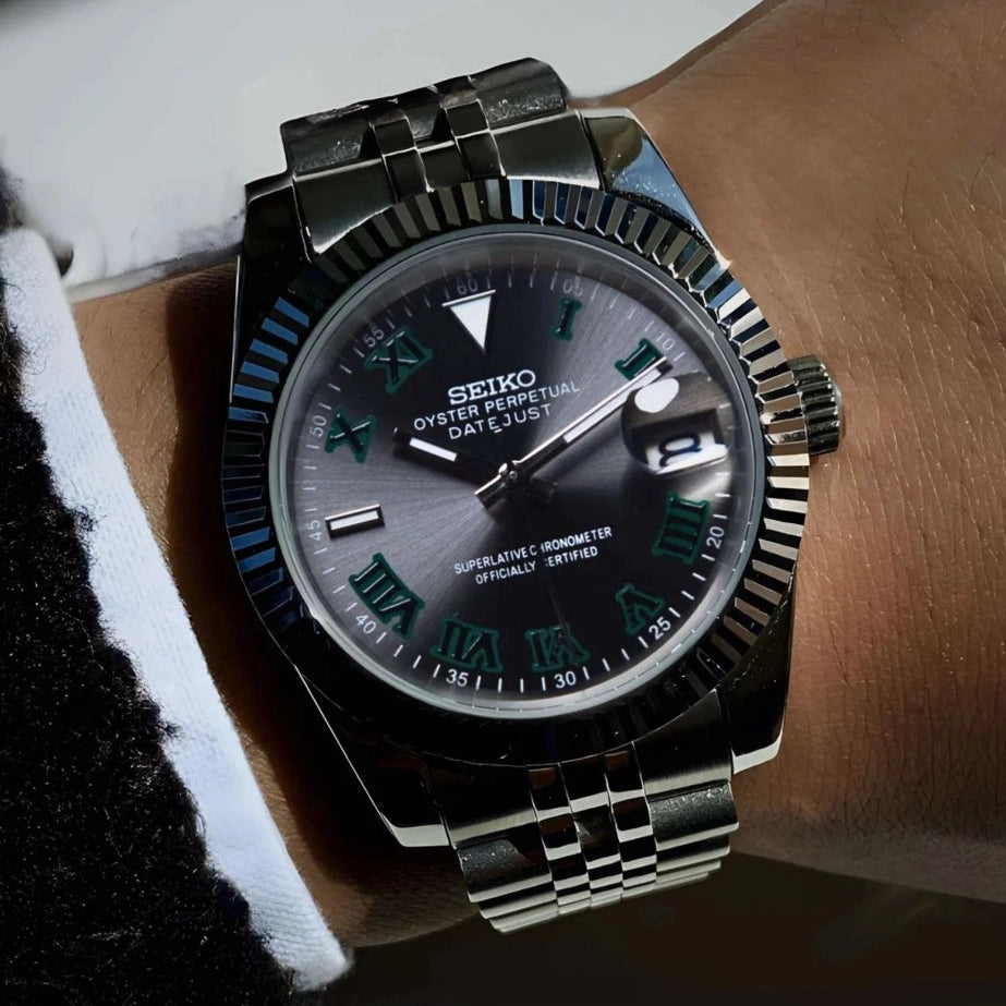 Silver Dial with Band