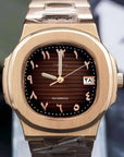 Brown Dial with Rose gold Dial