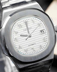 Arabic White dial with silver band