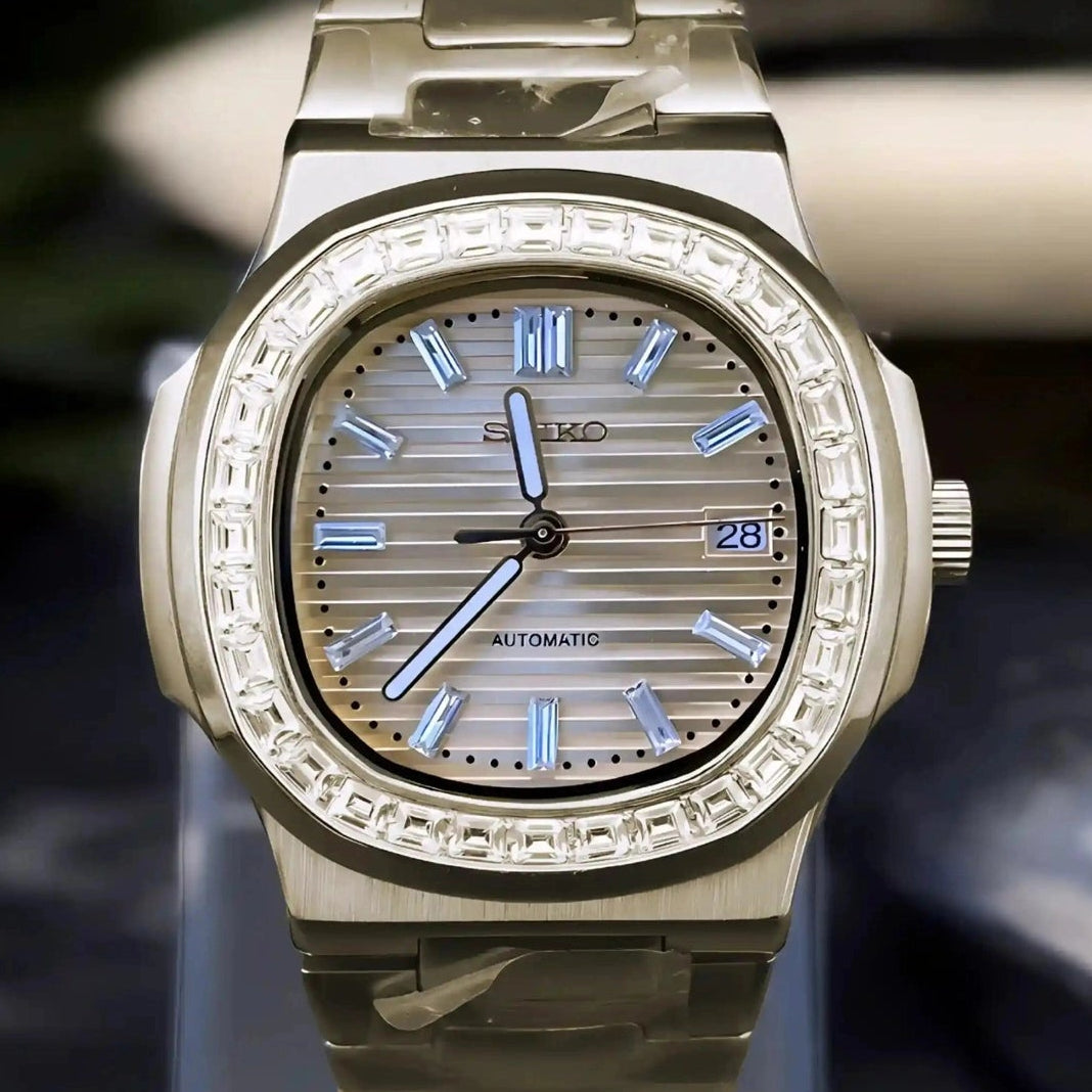 Gold Baguette dial with Gold Band