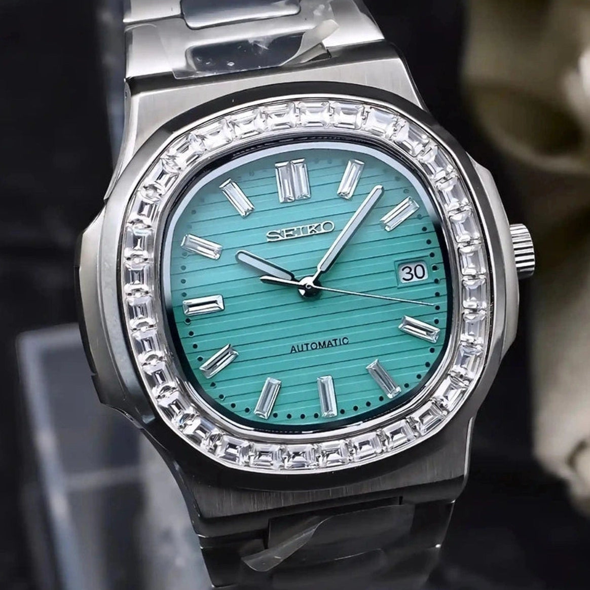 Tiffany Blue dial with Silver band