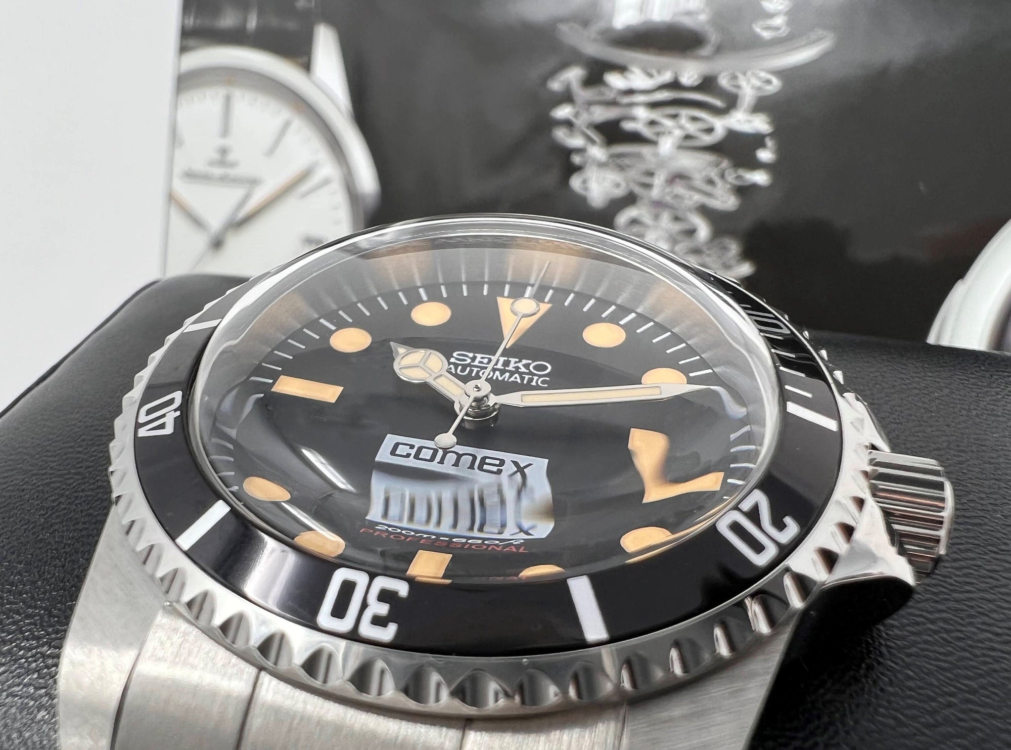 Seiko Submariner - Comex Vintage Style Diver | Beautiful Domed Crystal on Oyster | 39.5mm | Milsub | Military Sub | Vintage Sub | Diving