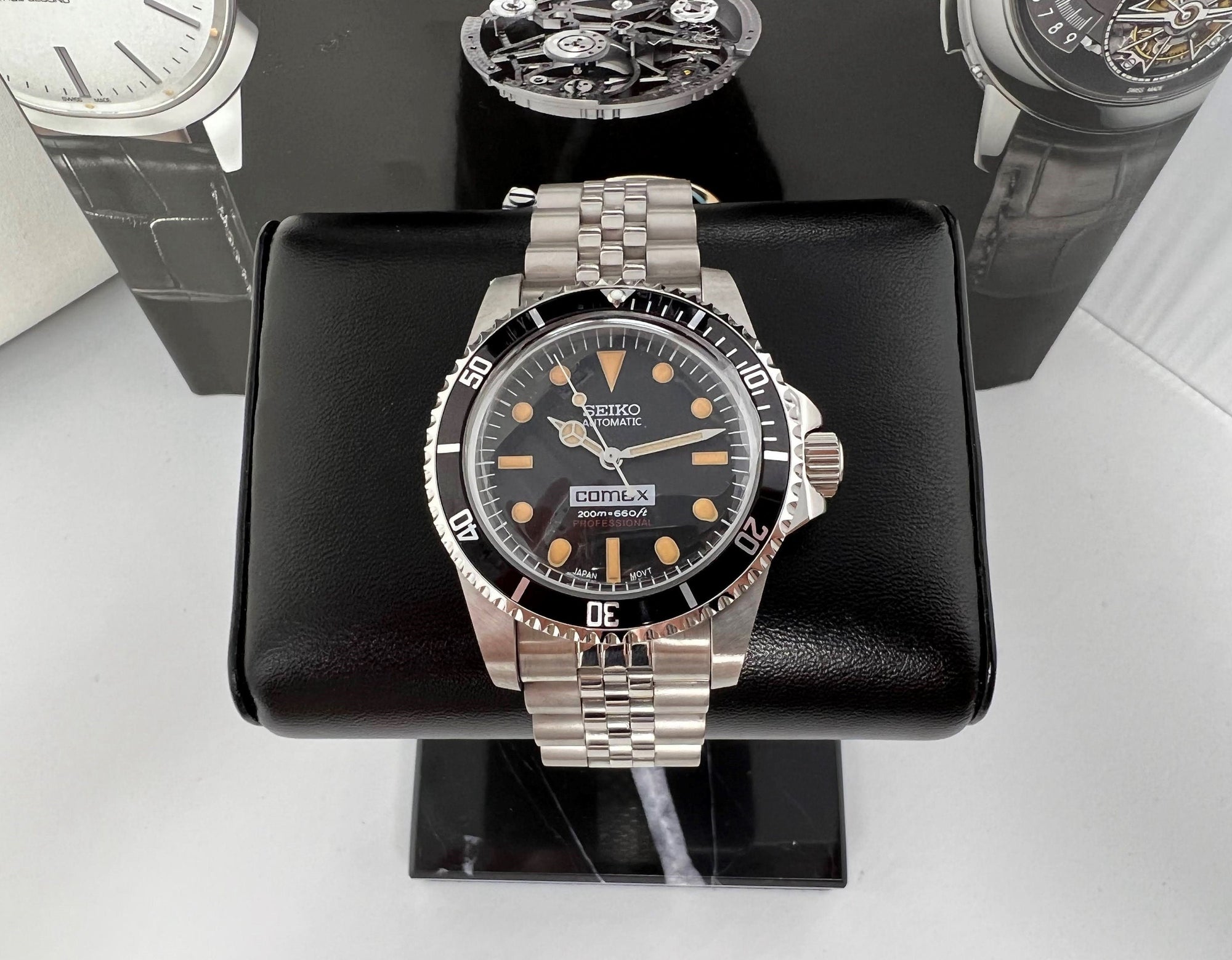 Seiko Submariner - Comex Vintage Style Diver | Beautiful Domed Crystal on Jubilee | 39.5mm | Milsub | Military Sub | Vintage Sub | Diving