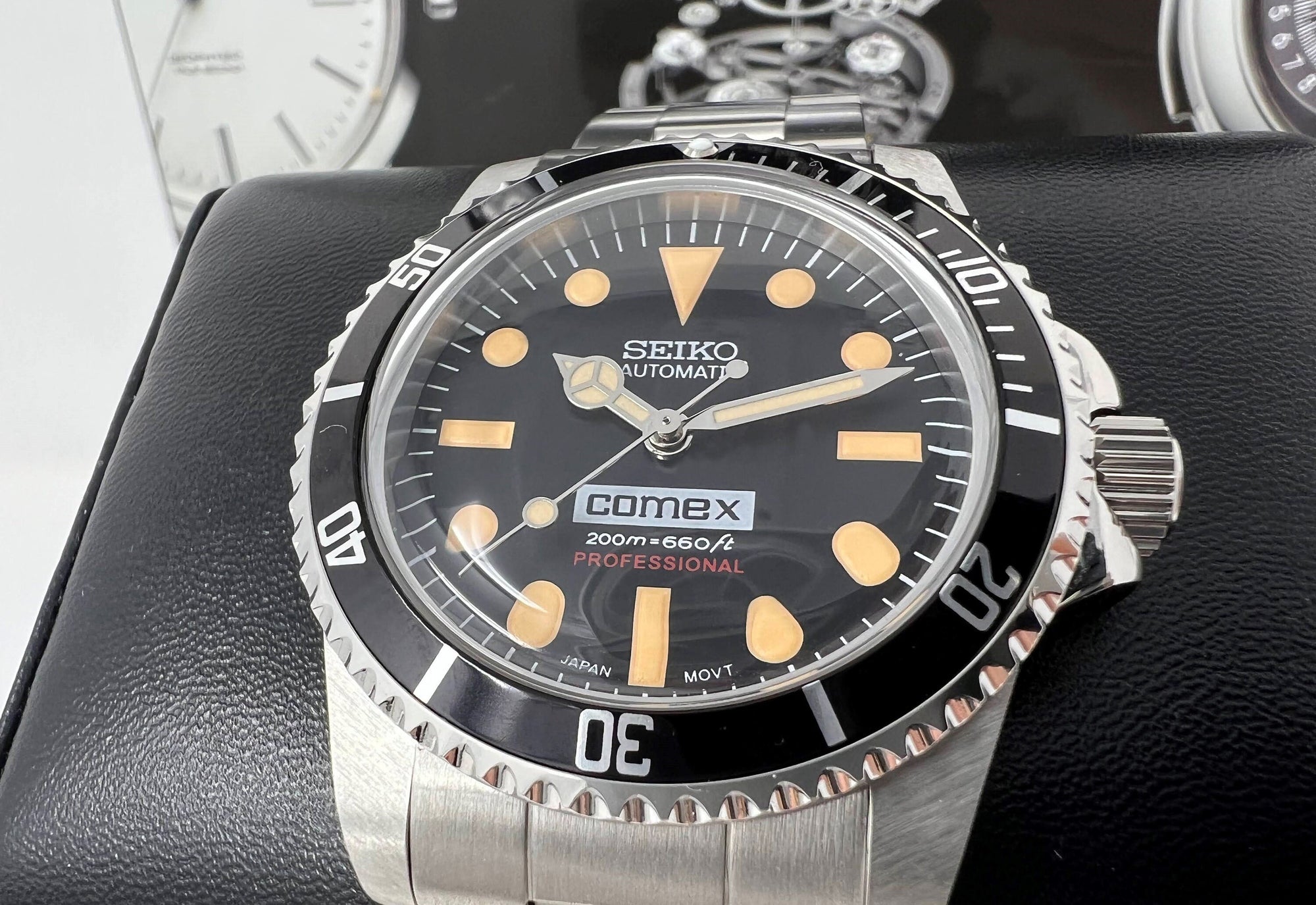 Seiko Submariner - Comex Vintage Style Diver | Beautiful Domed Crystal on Oyster | 39.5mm | Milsub | Military Sub | Vintage Sub | Diving