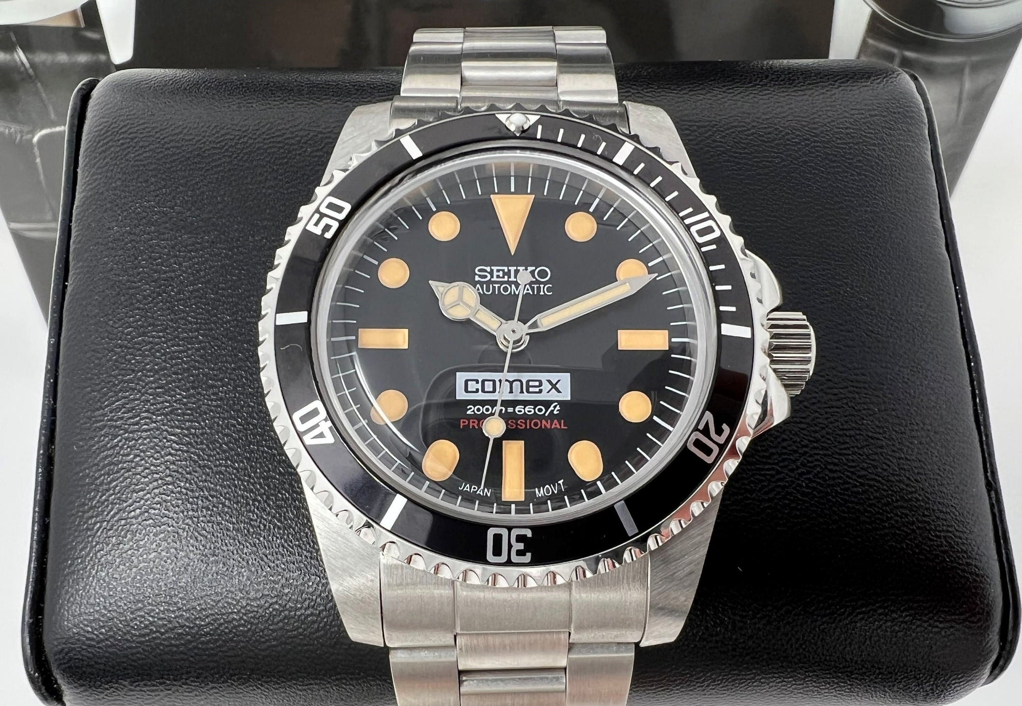 Seiko Submariner - Comex Vintage Style Diver | Beautiful Domed Crystal on Oyster | 39.5mm | Milsub | Military Sub | Vintage Sub | Diving