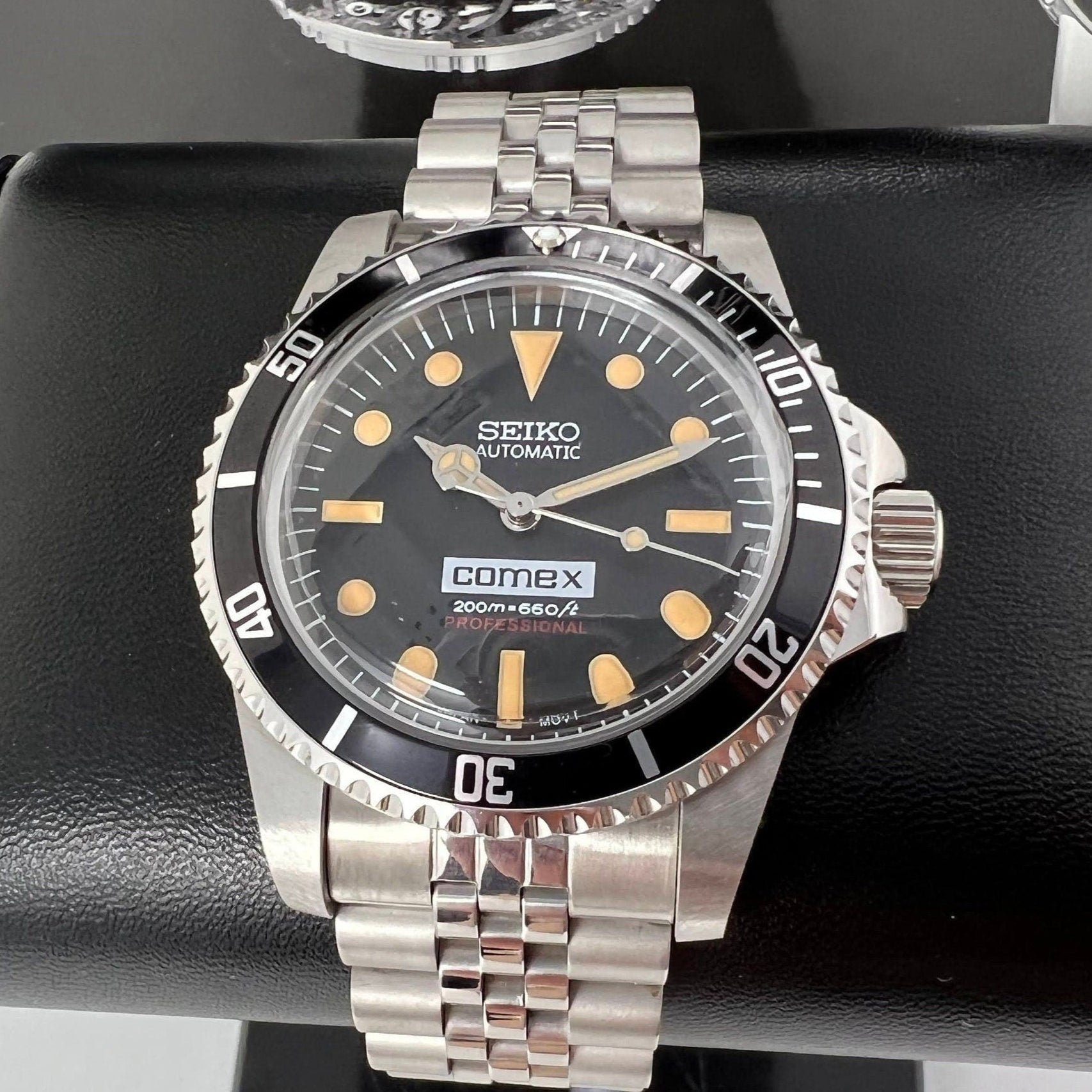 Seiko Submariner - Comex Vintage Style Diver | Beautiful Domed Crystal on Jubilee | 39.5mm | Milsub | Military Sub | Vintage Sub | Diving