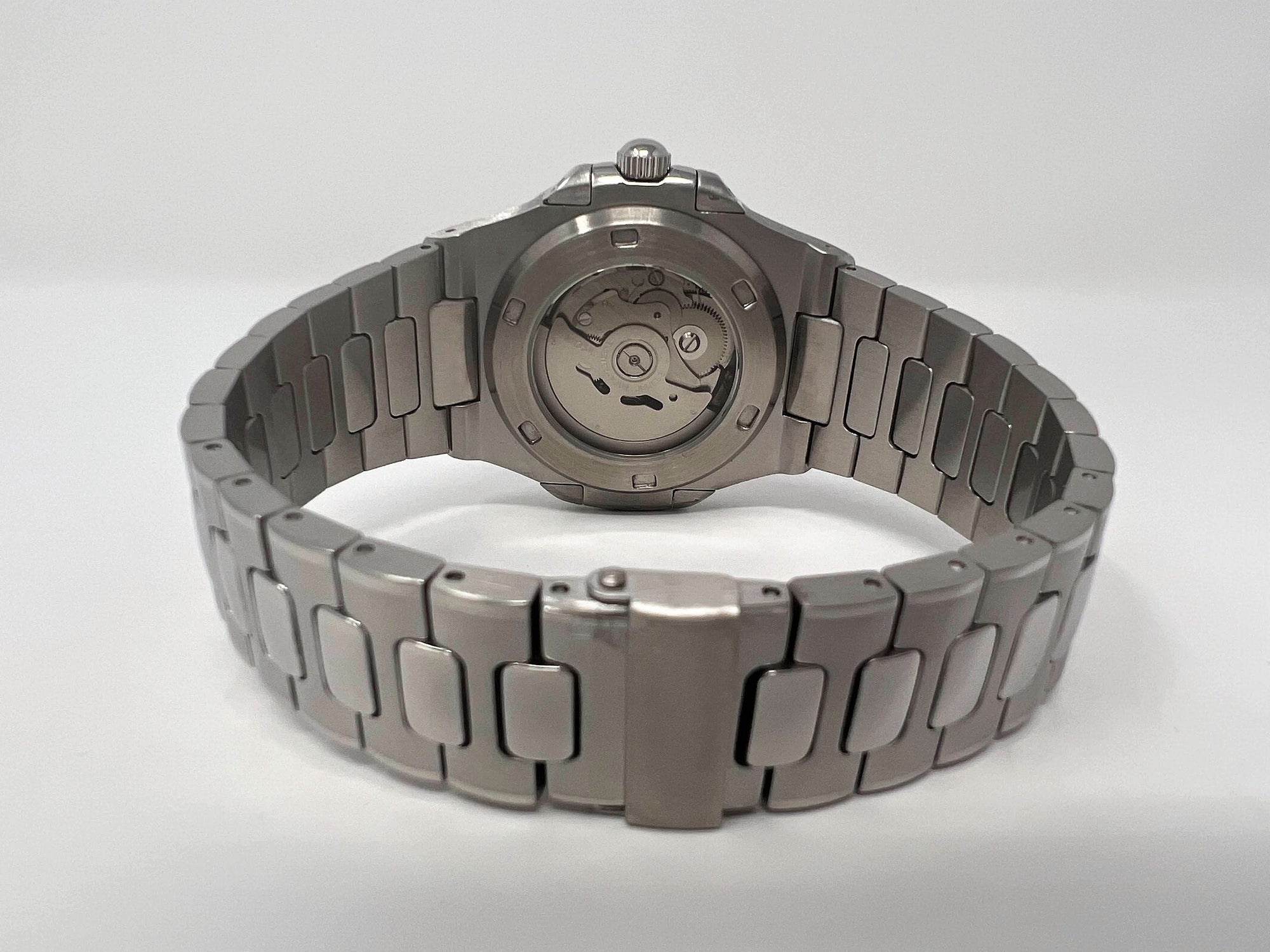 Seiko Nautilus - Rare Aqua Tiffany Blue - Patek Stainless Steel Silver - Embossed Dial
