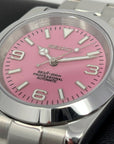 Seiko Rose Explorer - 36mm | 39mm | Pink Dial Stainless Steel | Oyster | Custom Build | Watch Mod | Seiko Mod | Explorer | Perpetual | Time
