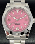 Seiko Rose Explorer - 36mm | 39mm | Pink Dial Stainless Steel | Oyster | Custom Build | Watch Mod | Seiko Mod | Explorer | Perpetual | Time