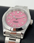 Seiko Rose Explorer - 36mm | 39mm | Pink Dial Stainless Steel | Oyster | Custom Build | Watch Mod | Seiko Mod | Explorer | Perpetual | Time