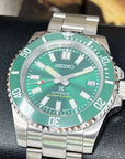 Seiko Hulk Max Submariner - Stainless Steel with Sapphire Crystal, Oyster Steel Bracelet with Green Ceramic Bezel - Ready to Ship!