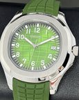 Seikonaut - Rare Green on Rubber - Modern Automatic Aqua Watch with Sapphire Crystal