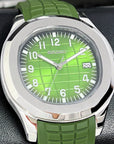 Seikonaut - Rare Green on Rubber - Modern Automatic Aqua Watch with Sapphire Crystal