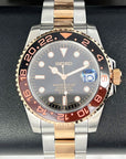 Seiko Rootbeer Two Tone GMT - Stainless Steel Sport Watch - Seiko Mod - Custom Sub - Oyster Bracelet - Perpetual Date - 20mm - Submariner