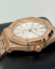 Seikoak Rose Gold Luxury Dress Watch | White Dial | Seiko Mod | Watch Mod | Custom Watch | NH35 Automatic Movement | 42mm | Steel Sport