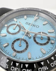 Seiko Daytona 40mm - Rare Sky Blue | Stainless Steel | Mecaquartz Watch | Quartz Watch | Seikotona | Seikitona | Seiktona | John Mayer