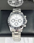Seiko Daytona 40mm | Panda Dial | Stainless Steel | Seiktona Seikotona | Chronograph | Chrono | Stopwatch | Steel Sport Watch | VK63 Quartz