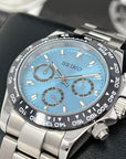 Seiko Daytona 40mm - Rare Sky Blue | Stainless Steel | Mecaquartz Watch | Quartz Watch | Seikotona | Seikitona | Seiktona | John Mayer