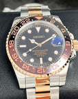Seiko Rootbeer Two Tone GMT - Stainless Steel Sport Watch - Seiko Mod - Custom Sub - Oyster Bracelet - Perpetual Date - 20mm - Submariner