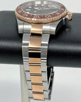 Seiko Rootbeer Two Tone GMT - Stainless Steel Sport Watch - Seiko Mod - Custom Sub - Oyster Bracelet - Perpetual Date - 20mm - Submariner