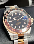 Seiko Rootbeer Two Tone GMT - Stainless Steel Sport Watch - Seiko Mod - Custom Sub - Oyster Bracelet - Perpetual Date - 20mm - Submariner