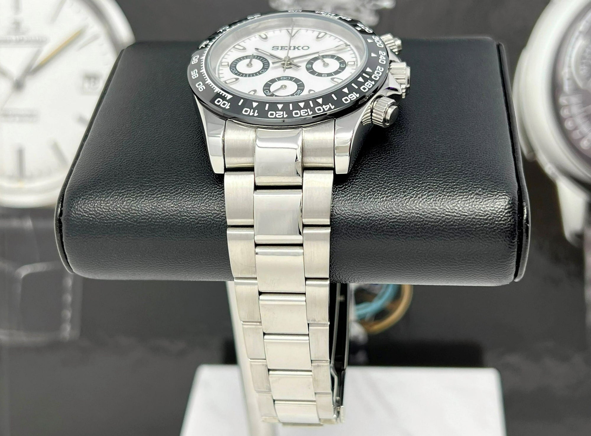 Seiko Daytona 40mm | Panda Dial | Stainless Steel | Seiktona Seikotona | Chronograph | Chrono | Stopwatch | Steel Sport Watch | VK63 Quartz