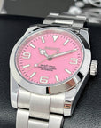 Seiko Rose Explorer - 36mm | 39mm | Pink Dial Stainless Steel | Oyster | Custom Build | Watch Mod | Seiko Mod | Explorer | Perpetual | Time