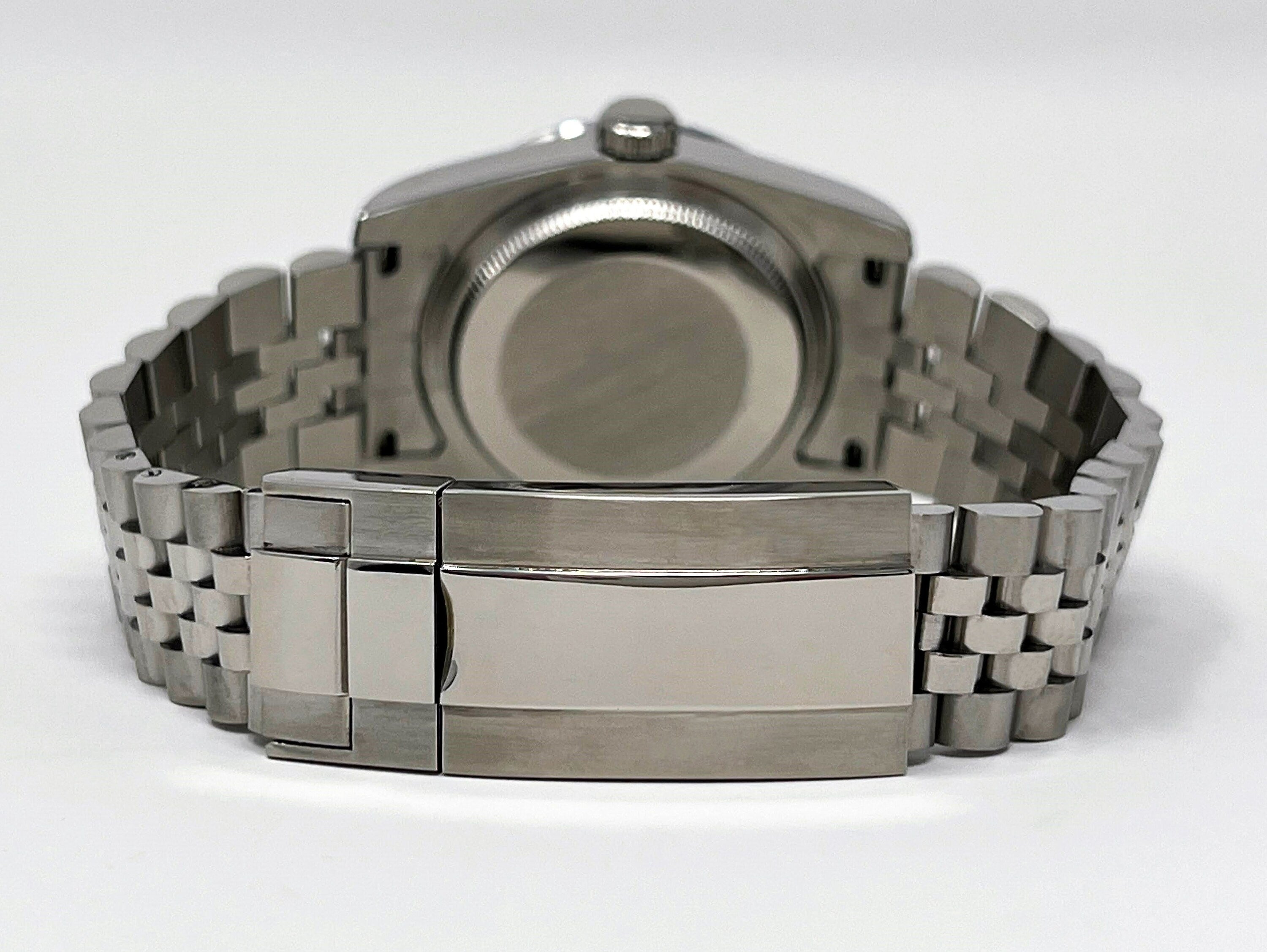 Custom Palm Green Datejust 36/39mm – NH35, Fluted Bezel