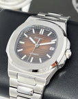 Seikonaut Luxury Brown | Stainless Steel | Modern Automatic Dress Sport Watch with Sapphire Crystal | Seiko Mod | Watch Mod | Custom Watch
