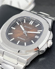 Seikonaut Luxury Brown | Stainless Steel | Modern Automatic Dress Sport Watch with Sapphire Crystal | Seiko Mod | Watch Mod | Custom Watch