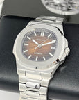 Seikonaut Luxury Brown | Stainless Steel | Modern Automatic Dress Sport Watch with Sapphire Crystal | Seiko Mod | Watch Mod | Custom Watch
