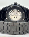 Seikoak Skeleton Watch | Blacked Out See Through Open Heart | Skeleton Watch Movement | Black Wristwatch | Mens Watch | Christmas | Gift
